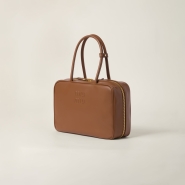 Кожаная сумка с верхней ручкой Miu miu