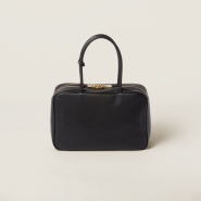 Кожаная сумка с верхней ручкой Miu miu