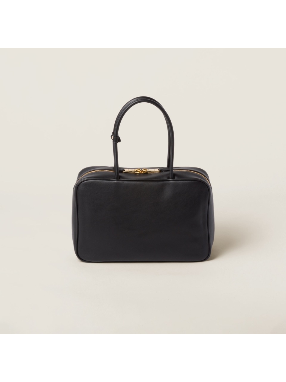 Кожаная сумка с верхней ручкой Miu miu