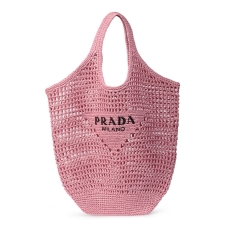 Сумка крючком из рафии Prada