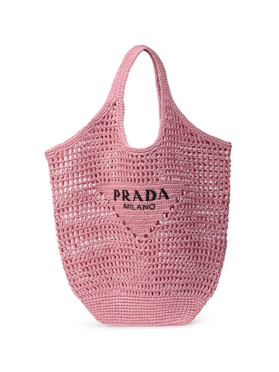 Сумка крючком из рафии Prada