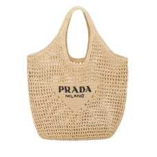 Сумка крючком из рафии Prada