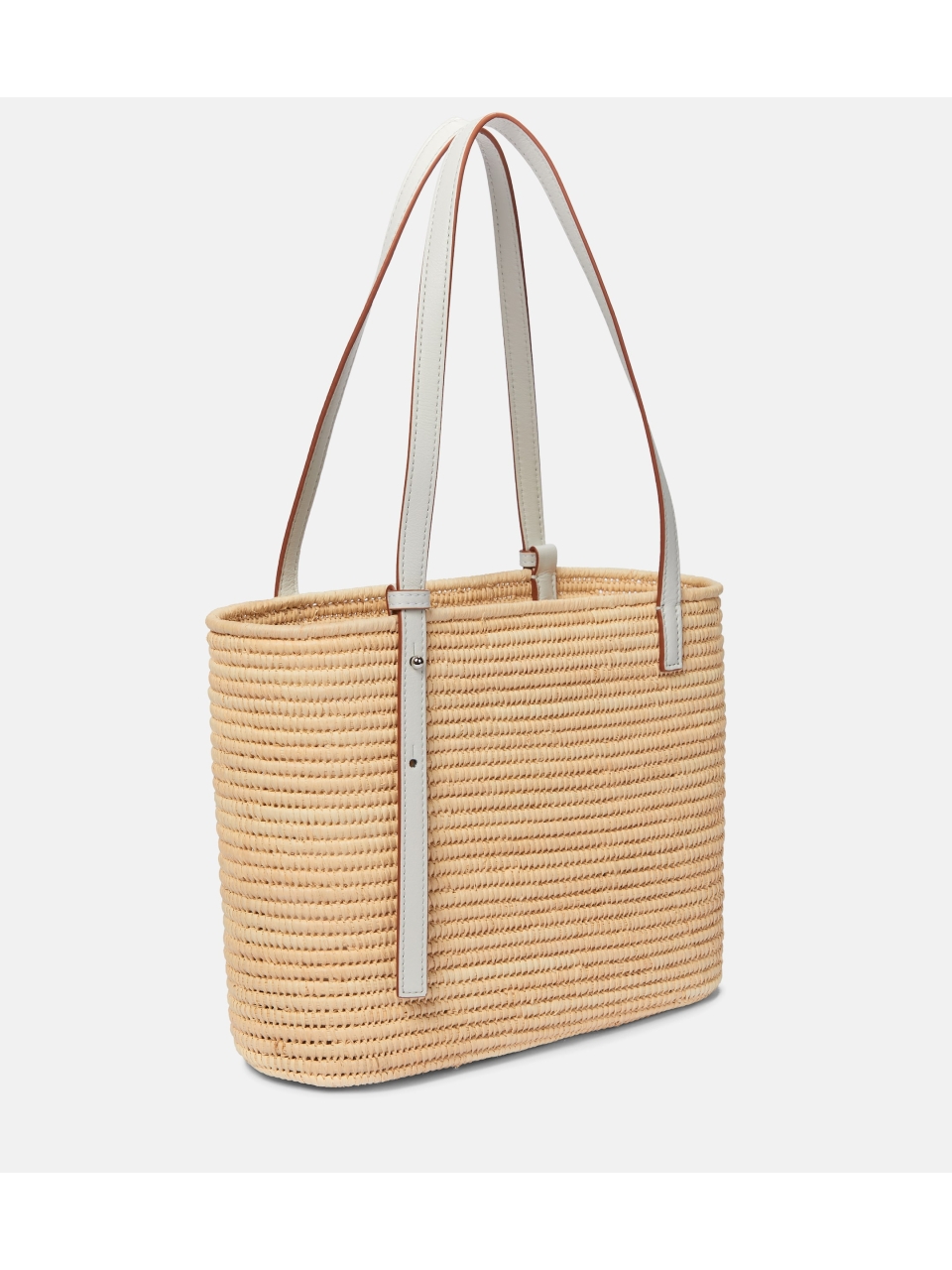 Маленькая сумка-тоут-корзинка Paula’s Ibiza Anagram из рафии Loewe