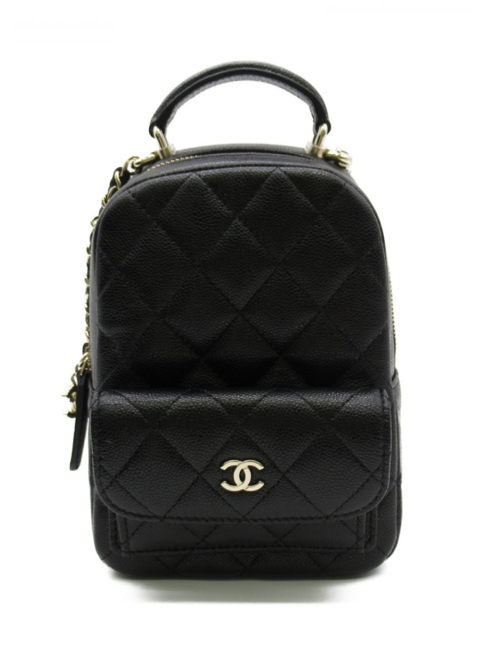 Сумка-рюкзак Mini Caviar Skin Chanel