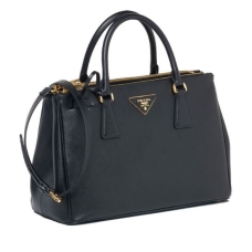 Большая сумка Prada Galleria из сафьяновой кожи