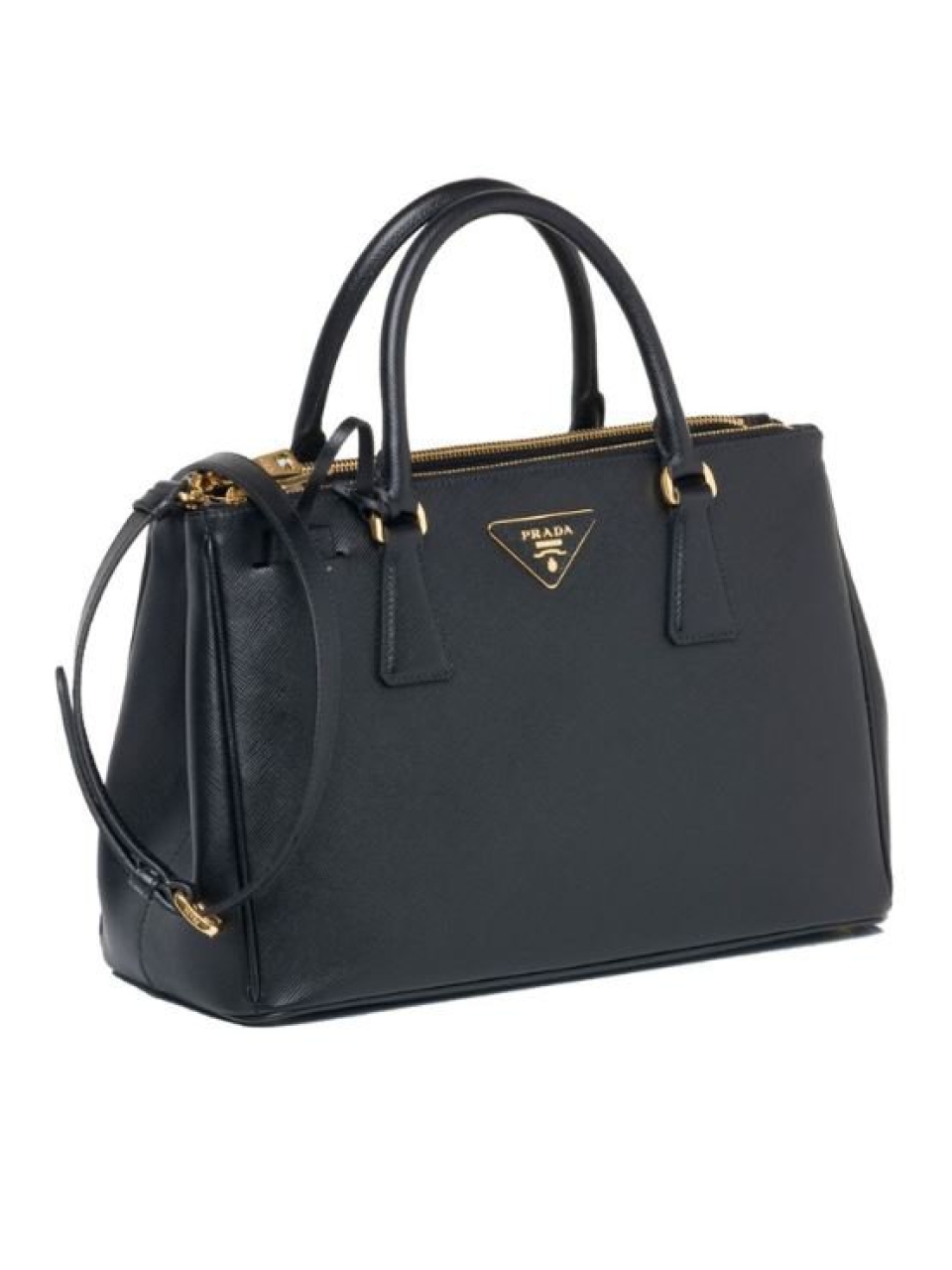 Большая сумка Prada Galleria из сафьяновой кожи