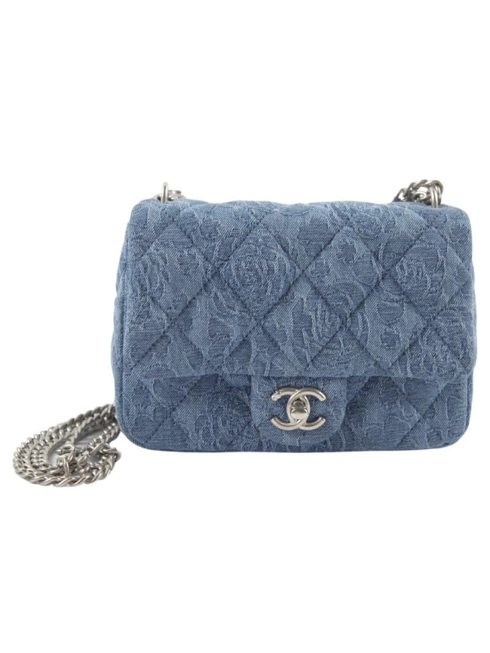 Джинсовая мини-сумка CAMELLIA Chanel