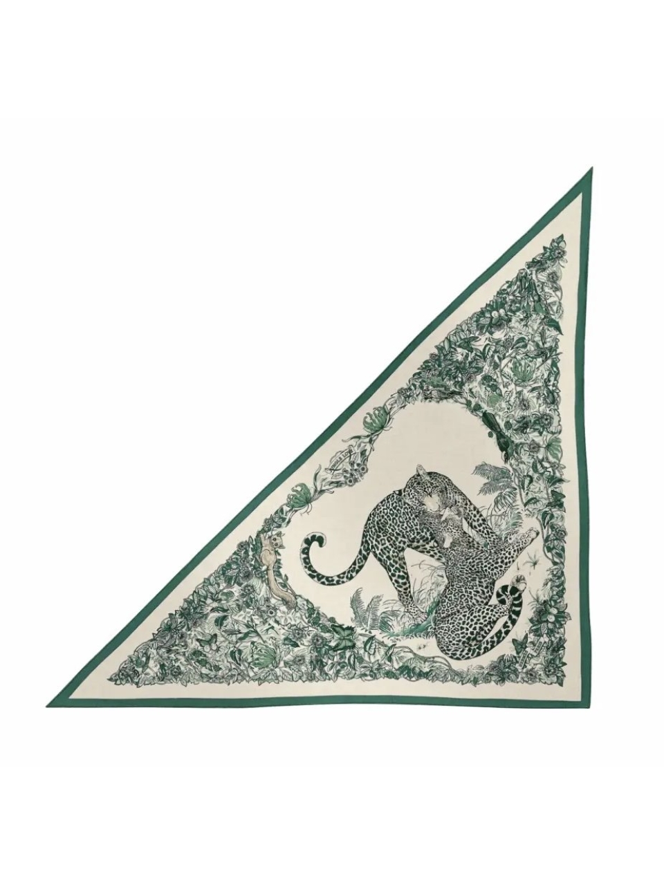 Платок треугольник Jungle Love Hermes