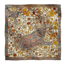 Шаль Le Jaguar et Le Colibri 140 Hermes