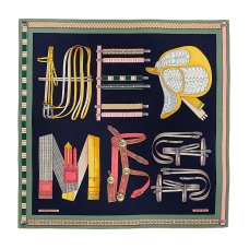 Шаль Lettres Equestres 140 Hermes