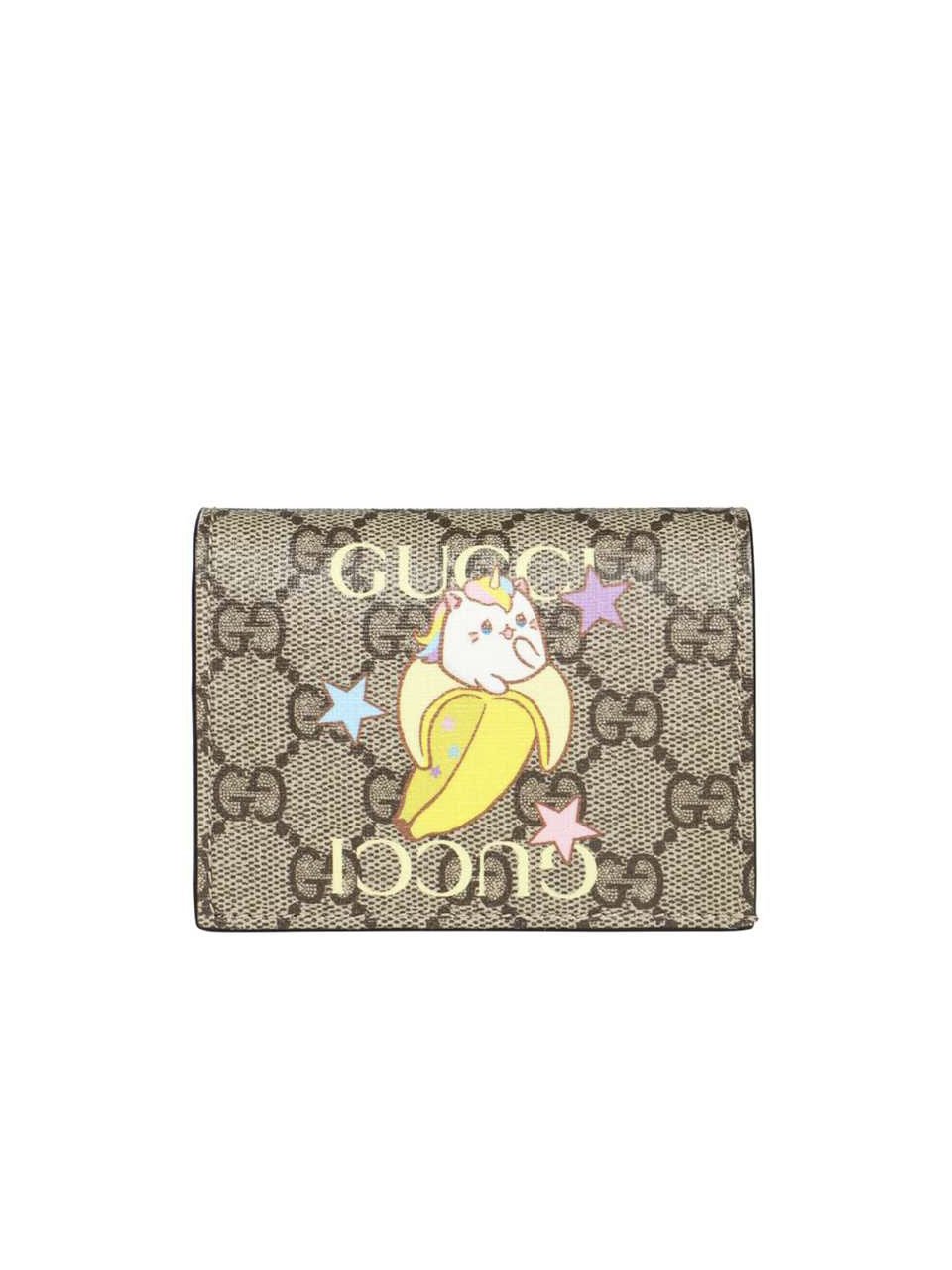 Визитница Rainbow, Bananya and Stars от Gucci