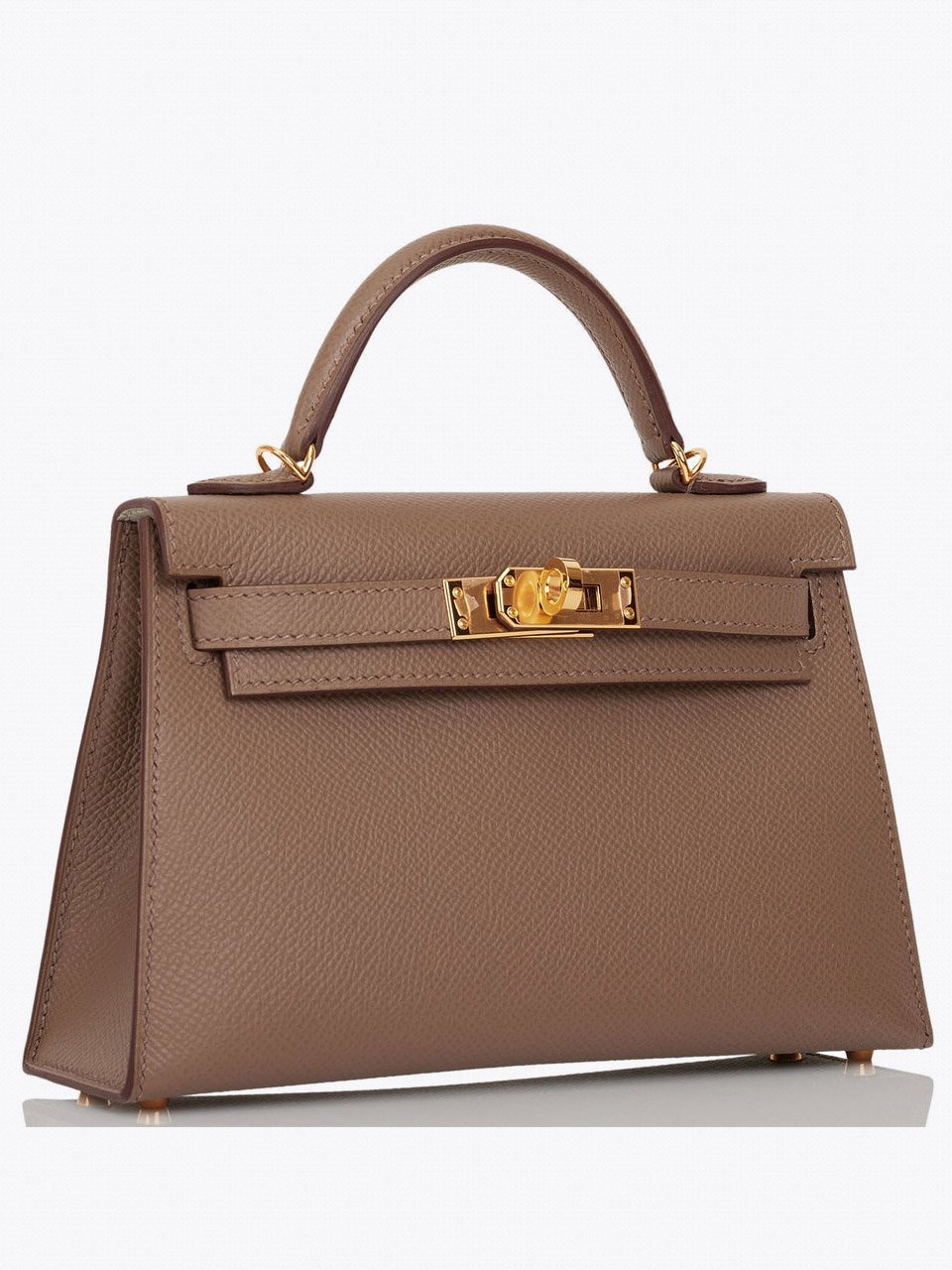 Сумка Hermes Kelly Sellier 20 Etoupe и Gris Perle Epsom