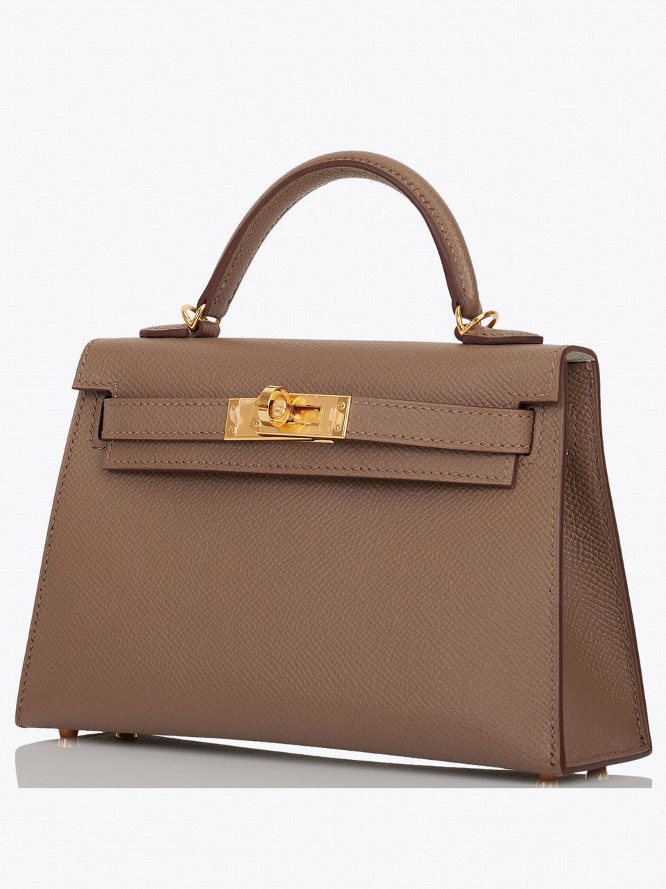 Сумка Hermes Kelly Sellier 20 Etoupe и Gris Perle Epsom