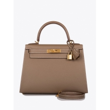 Сумка Hermes Kelly Sellier 28 Etoupe Epsom