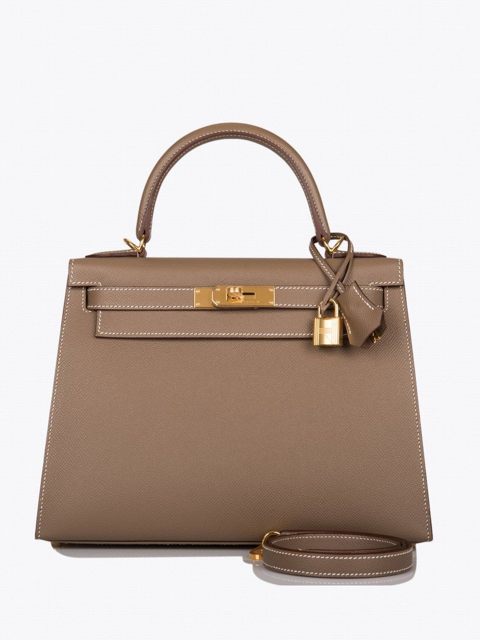 Сумка Hermes Kelly Sellier 28 Etoupe Epsom