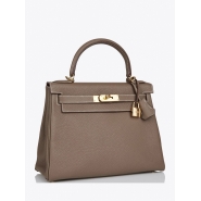 Сумка Hermes Kelly Retourne 28 Etoupe Clemence