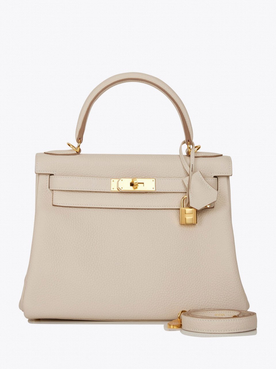 Сумка Hermes Kelly Retourne 28 Craie Togo