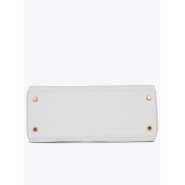 Сумка Hermes Kelly Retourne 28 White Clemence Gold Hardware