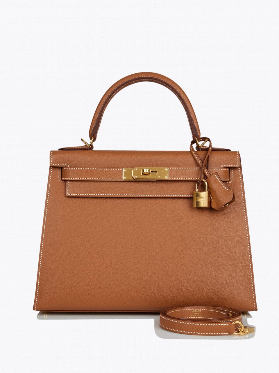 Сумка Hermes Kelly Sellier 28 Gold Madame