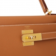 Сумка Hermes Kelly Sellier 28 Gold Madame