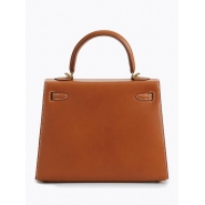 Сумка Hermes KELLY SELLIER 25 FAUVE BARENIA GOLD HARDWARE