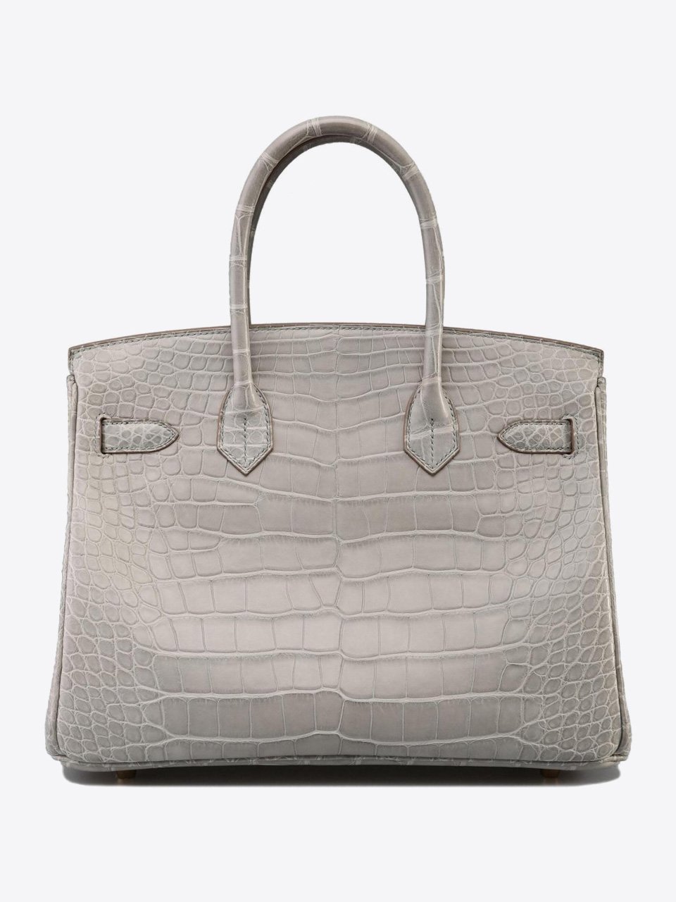 Сумка Hermes Gris Perle Matte Alligator