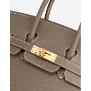 Сумка Birkin 25 Sellier Epsom Etoupe от Hermes